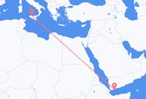 Vluchten van Aden naar Palermo