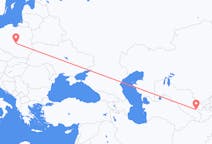 Lennot Samarkandista, Uzbekistan Łódźiin, Puola