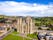 Photo of aerial view of Wells Cathedral is in Wells, Somerset, England, UK.