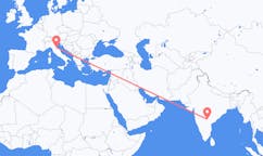 出发地 印度海得拉巴 (巴基斯坦)目的地 意大利福利的航班