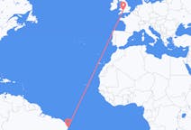 Flyreiser fra Recife, til Bristol