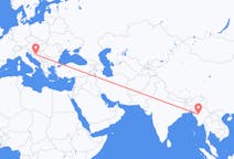 出发地 缅甸蒲甘飞往波斯尼亚和黑塞哥维那巴尼亚卢卡的航班