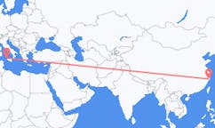 Flyreiser fra Taizhou, Kina til Trapani, Italia