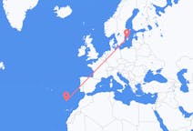 Flyrejser fra Visby til Funchal
