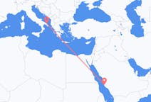Flyrejser fra Jeddah til Brindisi