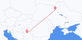 Flyreiser fra Ukraina til Serbia
