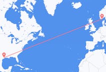 Flights from Houston to Kristiansand