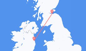 Flyrejser fra Irland til Skotland