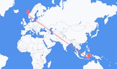 Vluchten van Dili, Oost-Timor naar Florø, Noorwegen