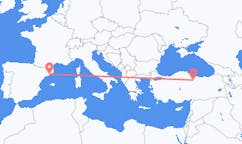 Flights from Tokat to Barcelona