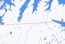 ノルウェーのヴァドソから、ノルウェーのアルタまでのフライト