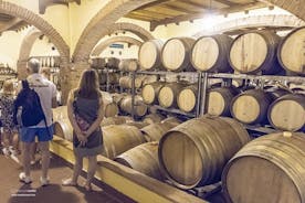 Visite de Castelbuono et dégustation de vins dans une abbaye médiévale