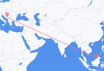 Flyg från Bandar Seri Begawan till Sarajevo