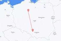 Flyreiser fra Bydgoszcz, Polen til Katowice, Polen