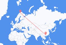Flyg från Liuzhou, Kina till Alta, Norge