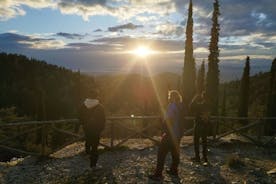 Athen Sunset Hymettus Mountain Hike