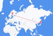 Flyg från Odate, Japan till Vasa, Finland