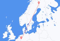 Voos de Pajala, Suécia para Colônia, Alemanha