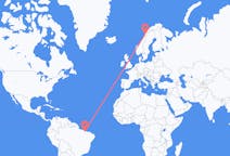 Flyreiser fra São Luís, Brasil til Bodø, Norge