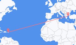 Flyreiser fra San Juan, USA til Lemnos, Hellas