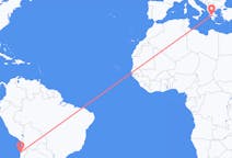 Flyg från Antofagasta, Chile till Patras, Grekland