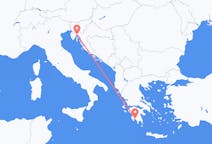 Vols de Kalamata pour Rijeka
