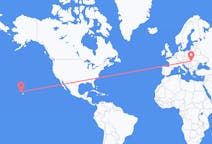 Flyrejser fra Honolulu, USA til Debrecen, Ungarn