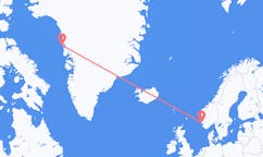 Voos de Upernavik, Groenlândia para Haugesund, Noruega
