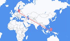 Flyrejser fra Ternate City, Indonesien til Szczytno, Polen