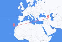 Flights from Yerevan to San Sebastián de la Gomera
