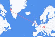 Lennot Linzistä, Itävalta Sisimiutille, Grönlanti