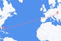 Flyreiser fra Nassau, til Debrecen