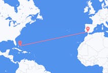Flyrejser fra Rock Sound, Bahamas til Sevilla, Spanien
