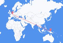 Flyreiser fra Vanimo, Papua Ny-Guinea til Luxemburg, Luxembourg