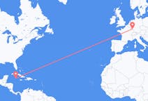Flyreiser fra Grand Cayman, til Saarbrücken