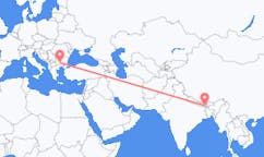 Flyrejser fra Bagdogra, Indien til Plovdiv, Bulgarien