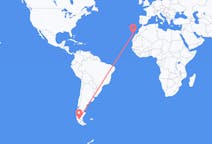 Flyreiser fra Puerto Natales, til Las Palmas