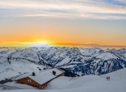 Photo of aerial view of Feldkirch city, Austria.