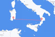 イタリアのラメツィア テルメから、イタリアのカリアリまでのフライト