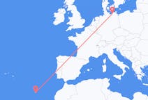 Flyreiser fra Funchal, til Rostock