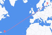 เที่ยวบิน จากย่านเจ้าชายตอนล่าง, ซินต์มาร์เทน ไปยัง Savonlinna, ฟินแลนด์