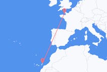 Flyreiser fra Saint Helier, til Lanzarote