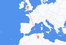 阿尔及利亚出发地 图古尔特飞往阿尔及利亚目的地 布里斯托尔的航班