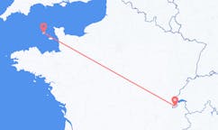 Flüge von Guernsey, nach Genf