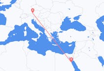 Flights from Hurghada to Salzburg