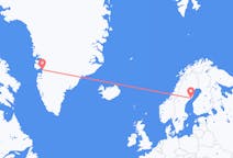 Flyreiser fra Ilulissat, til Umeå