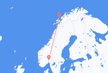 Flüge von Andenes, Norwegen nach Oslo, Norwegen
