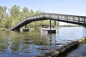 Passeio de barco no Lago Lyngby, fora de Copenhague