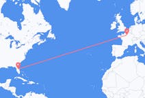 Flyrejser fra Orlando til Paris