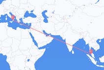 Flyreiser fra Penang, Malaysia til Lamezia Terme, Italia